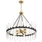 Savoy House Santiago 8 Light Pendant in Matte Black, , large