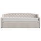 The Monday Company Zoey Upholstered Daybed with Trundle in Beige, , large