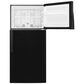 Whirlpool 28" Wide 14 Cu. Ft. Top Freezer Refrigerator in Black, , large