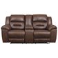 Ashley Stoneland Power Reclining Loveseat with Console in Chocolate, , large