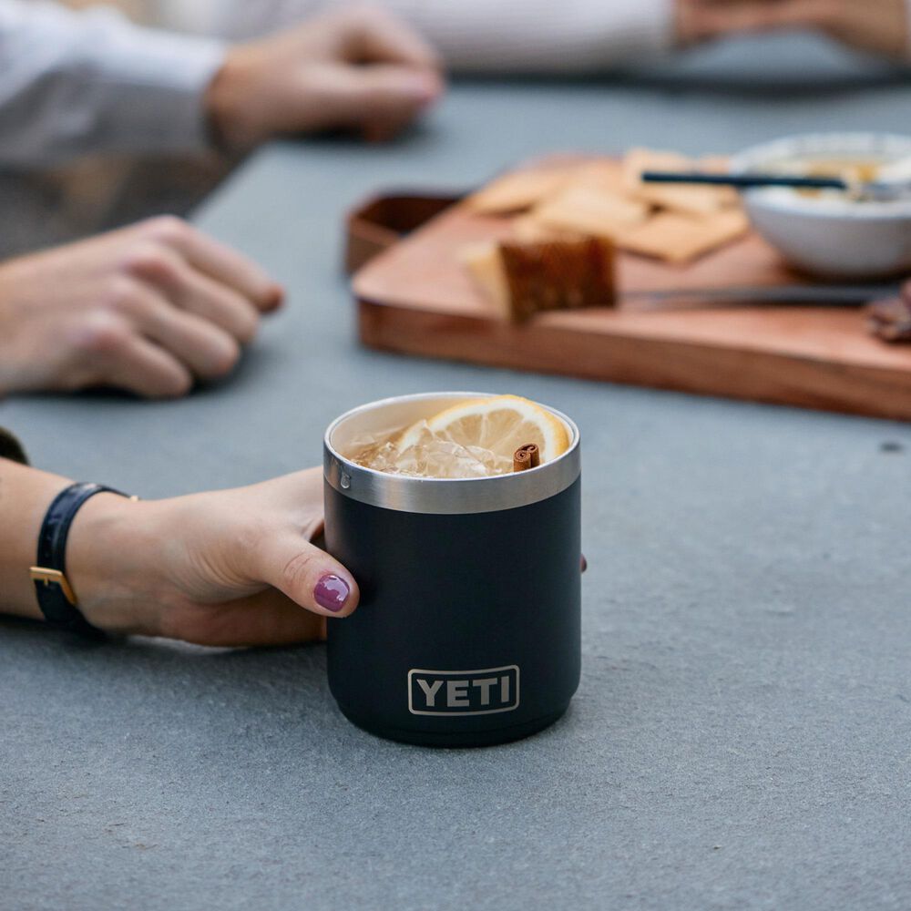 YETI Rambler 10 Oz Stackable Lowball 2.0 with MagSlider Lid in Black, , large