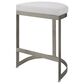 Uttermost Ivanna Counter Stool in Brushed Silver, , large