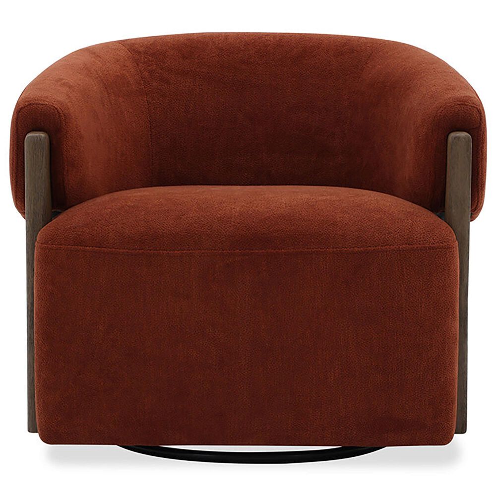 Simeon Collection Finley Tatum Accent Chair in Island Rust, , large