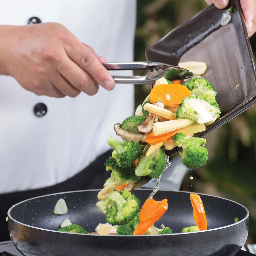 Cutlery-Pro 9&quot; Cutlery-Pro Tong in Stainless Steel and Black, , large