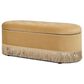Jennifer Taylor Home Melinda Storage Bench with Tufted Bullion Fringe in Gold, , large