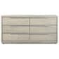 Blue River Abbey 6 Drawer Dresser in Gray Oak Wood, , large
