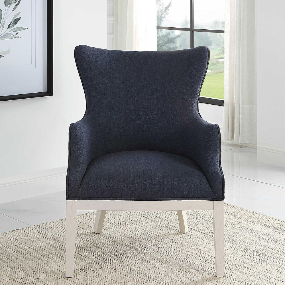 Uttermost Gordonston Accent Chair in Blue, , large