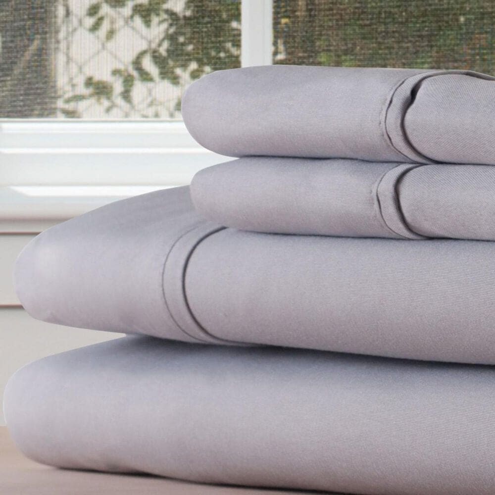 Timberlake Series 1200 King Sheet Set in Silver, , large