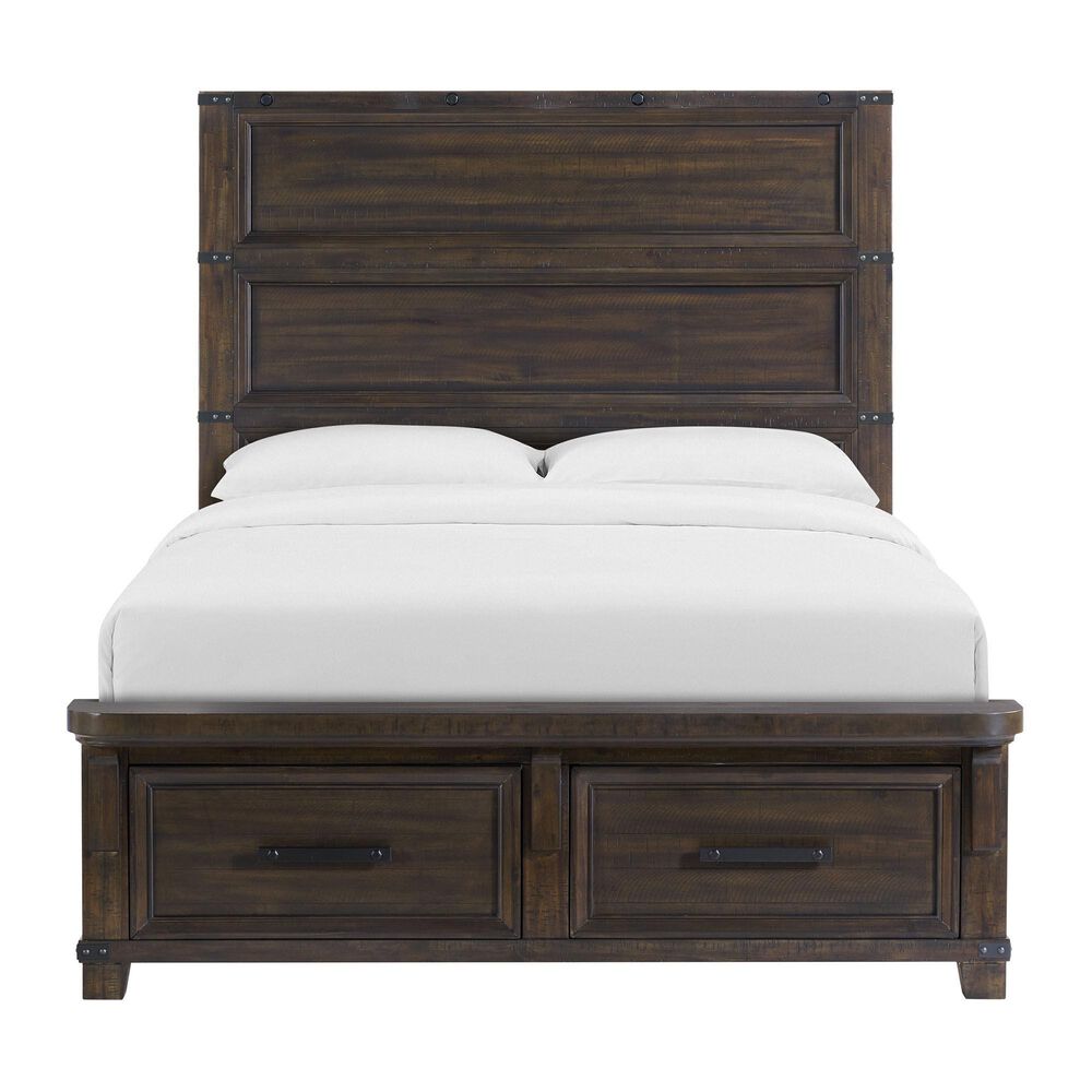 Mayberry Hill Colorado 3 Piece Queen Storage Bedroom Set in Charcoal, , large