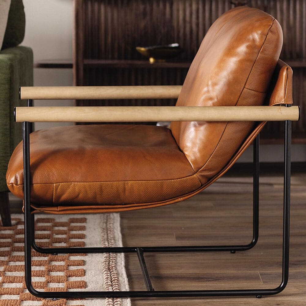 Interlochen Leather Accent Chair, , large