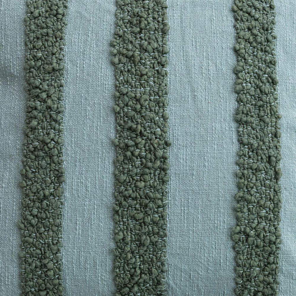 Creative Coop 20" Square Throw Pillow in Green and Blue, , large