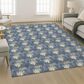 Dalyn Rug Company Soft Essentials Chevron Navy 9" x 12" Area Rug, , large