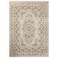 Rifle Paper Co Laurel Eleanor 5"3" x 7"8" Linen Area Rug, , large