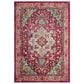 Safavieh Monaco MNC250J-28 2"2" x 8" Fuchsia/Light Blue Runner, , large