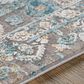 Surya Solar 3" x 9"10" Gray, Teal, Dark Blue, Light Gray, Charcoal and Mustard Runner, , large