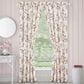Royal Court Rosemary 84" x 41" Window Panel Pair in White and Pink, , large