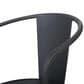 Hearth and Haven Lourdes 3-Piece Iron Bistro Set in Black, , large
