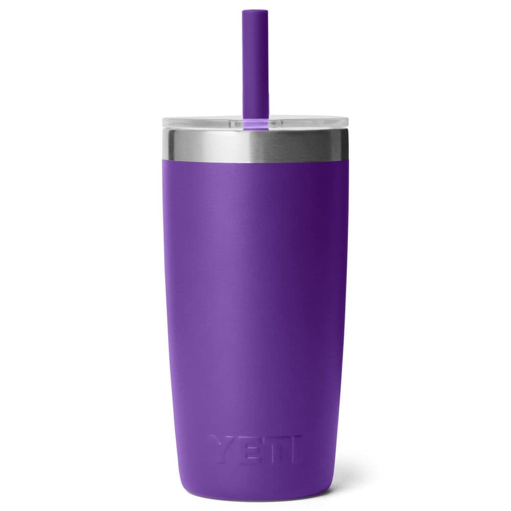 YETI Rambler Jr 10 Oz Tumbler with Silicone Straw Lid in Pace Purple, , large