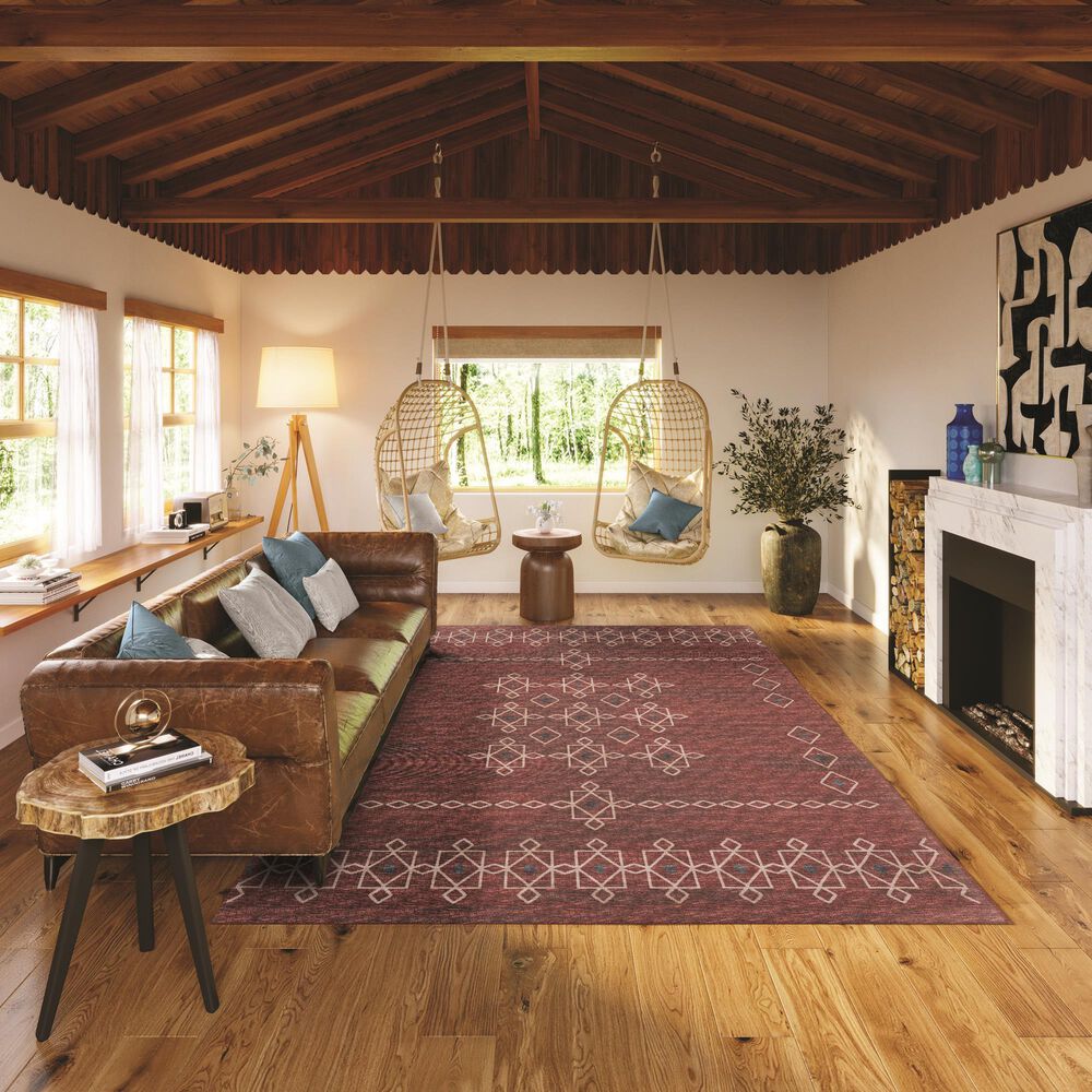 Dalyn Rug Company Sedona SN3 6&#39; x 9&#39; Paprika Indoor/Outdoor Area Rug, , large