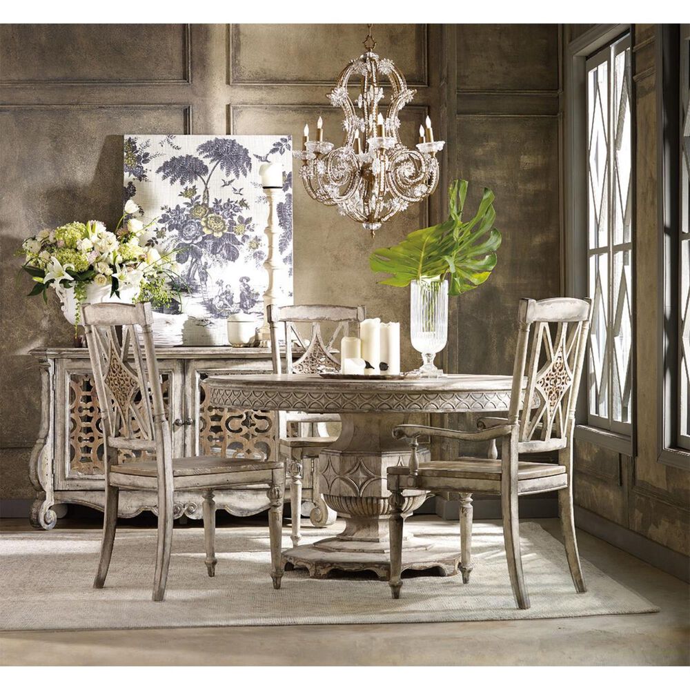 Hooker Furniture Chatelet Round Dining Table - Table Only, , large