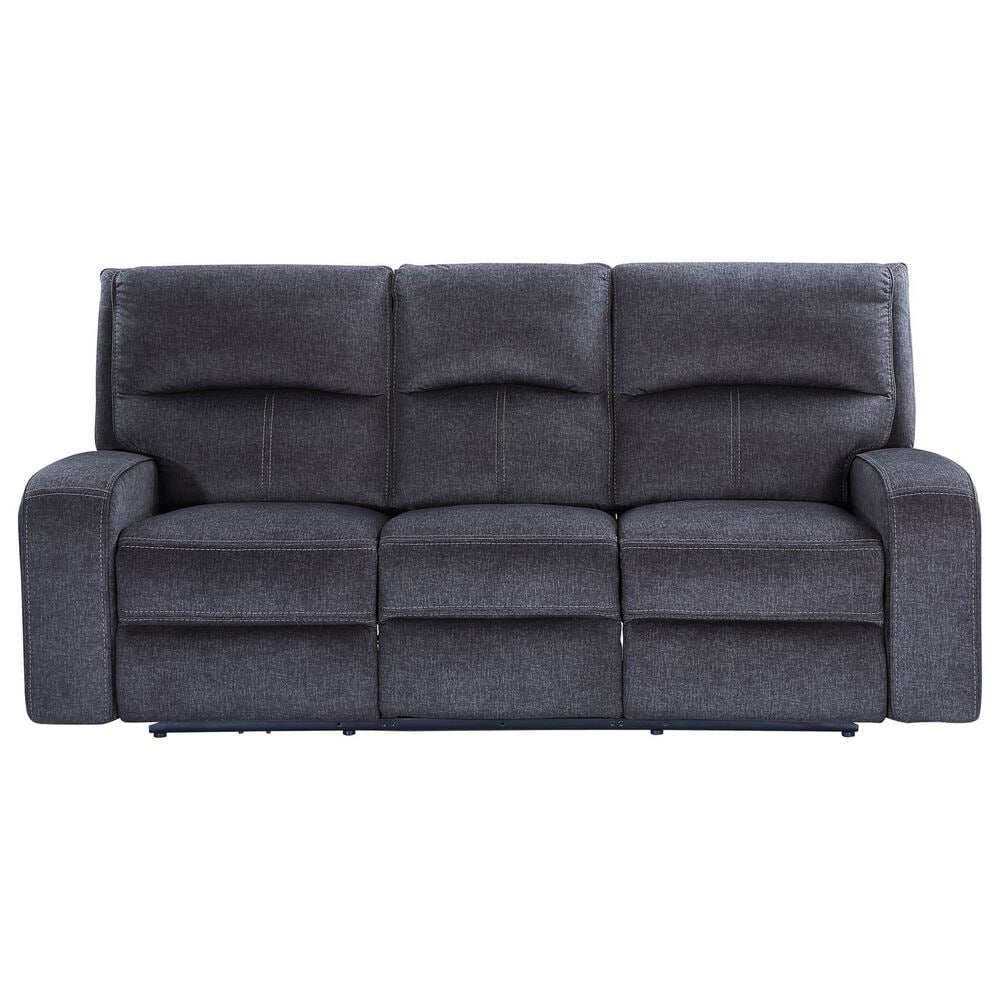 Steve Silver Lovell Power Reclining Sofa in Charcoal, , large
