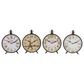 Maple and Jade Vintage Table Clock in Black (Set of 4), , large