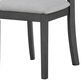 New Heritage Gia Side Chair with Light Gray Cushion in Gray, , large