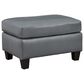 Ashley Genoa Ottoman in Steel, , large