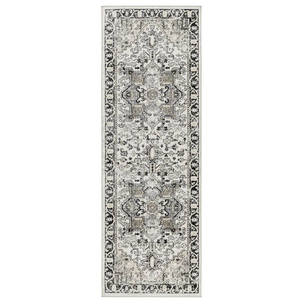 Surya Lavadora 2"7" x 7"3" Black, Taupe, Light Beige and Gray Runner, , large