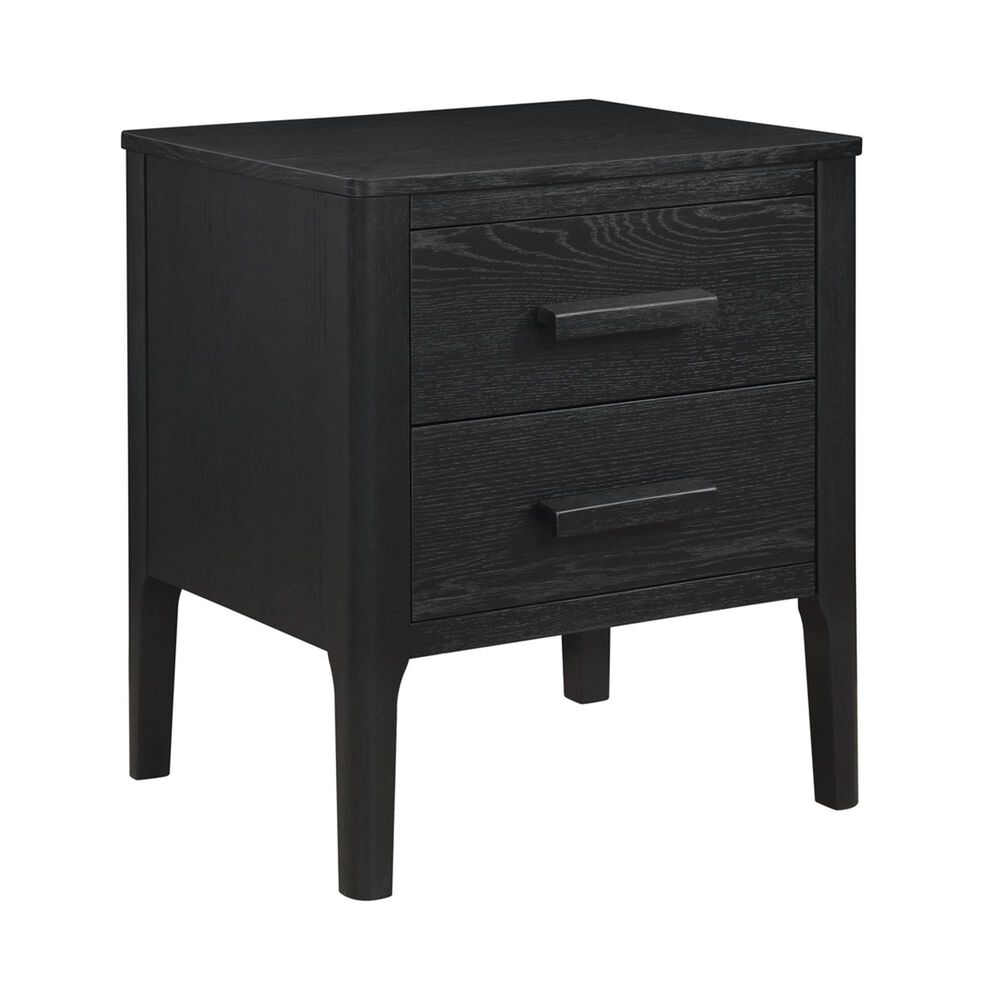 Linden Boulevard 2 Drawer Black Side Table Shop NFM
