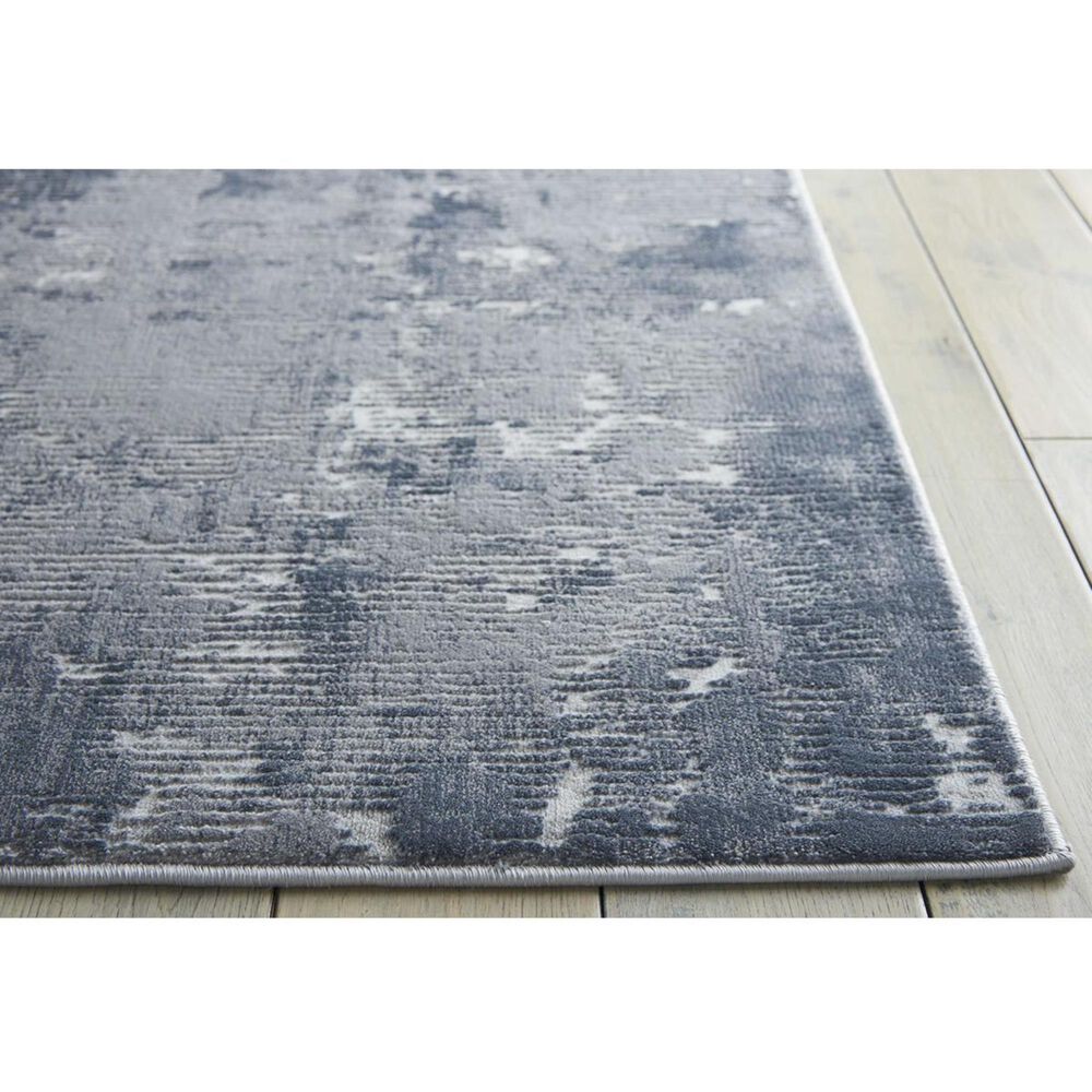 Nourison Rustic Textures RUS05 2&#39;2&quot; x 7&#39;6&quot; Grey Runner, , large