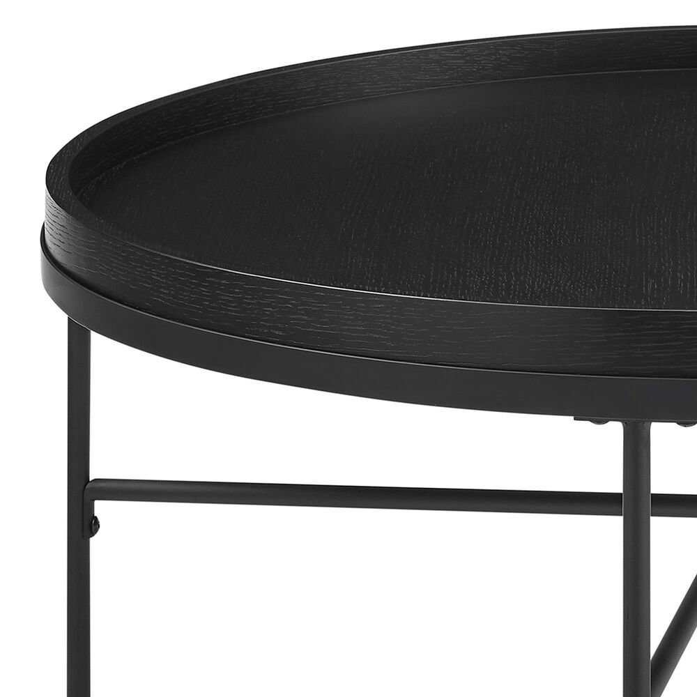 Linon Home Decor Soloman Coffee Table in Black, , large