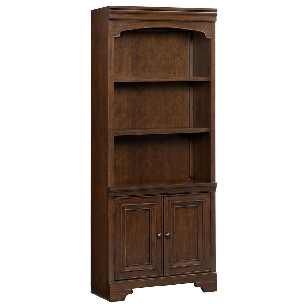 Riva Ridge Arlington 2-Door Bookcase in Classic Brown, , large