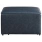 Lifestyle Solutions Hailey Storage Ottoman in Navy, , large