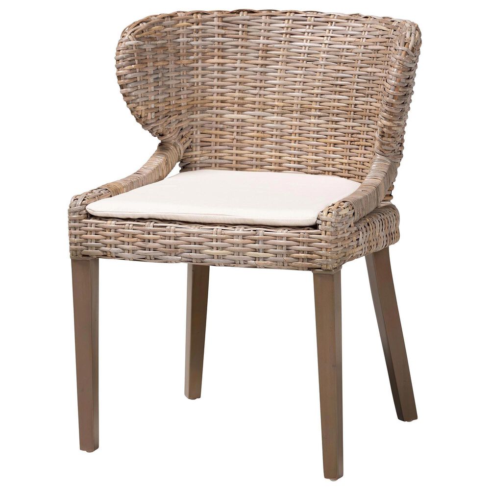 Baxton Studio Niesha Side Chair in Grey, , large