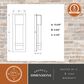 Vaxcel Wabash 1-Light Outdoor Wall Sconce in Mystic Pewter, , large