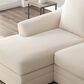 Ashley Lango Stationary Sofa Chaise in Jute, , large