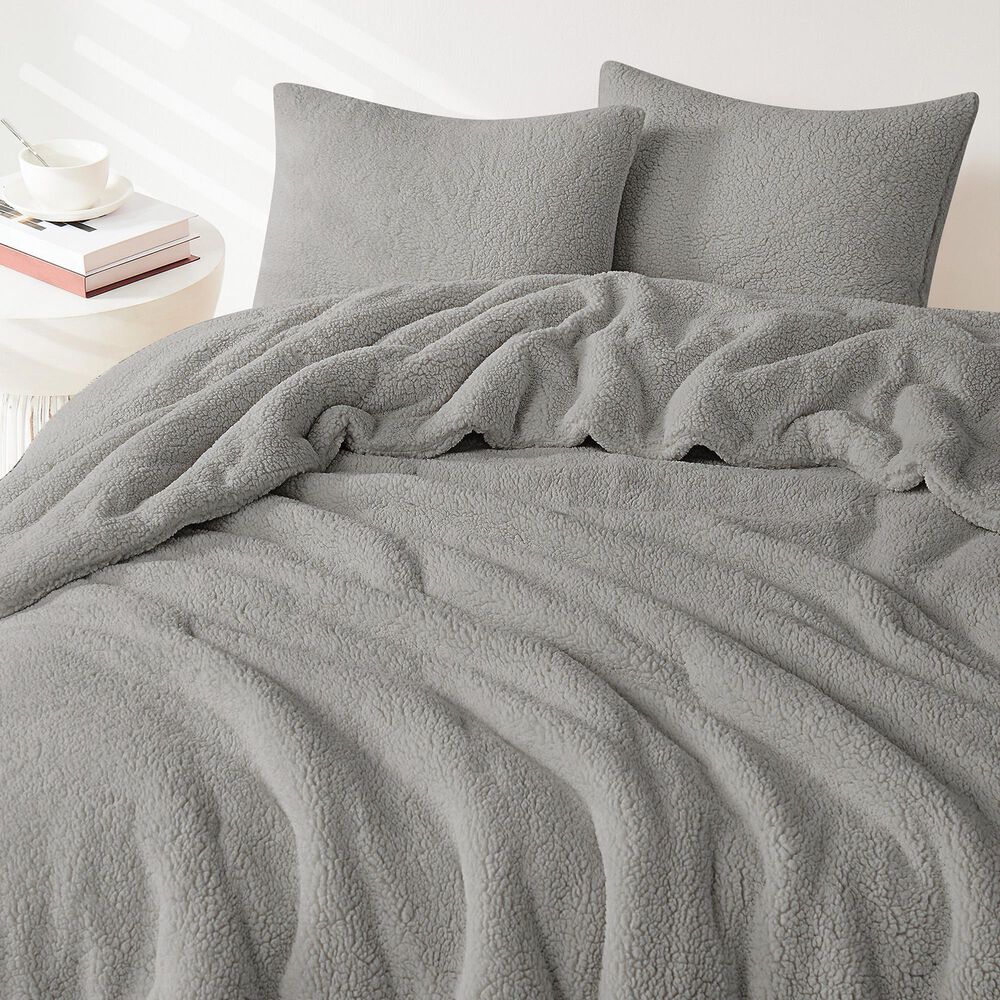 Pem America Marshmallow 3-Piece King Comforter Set in Grey, , large