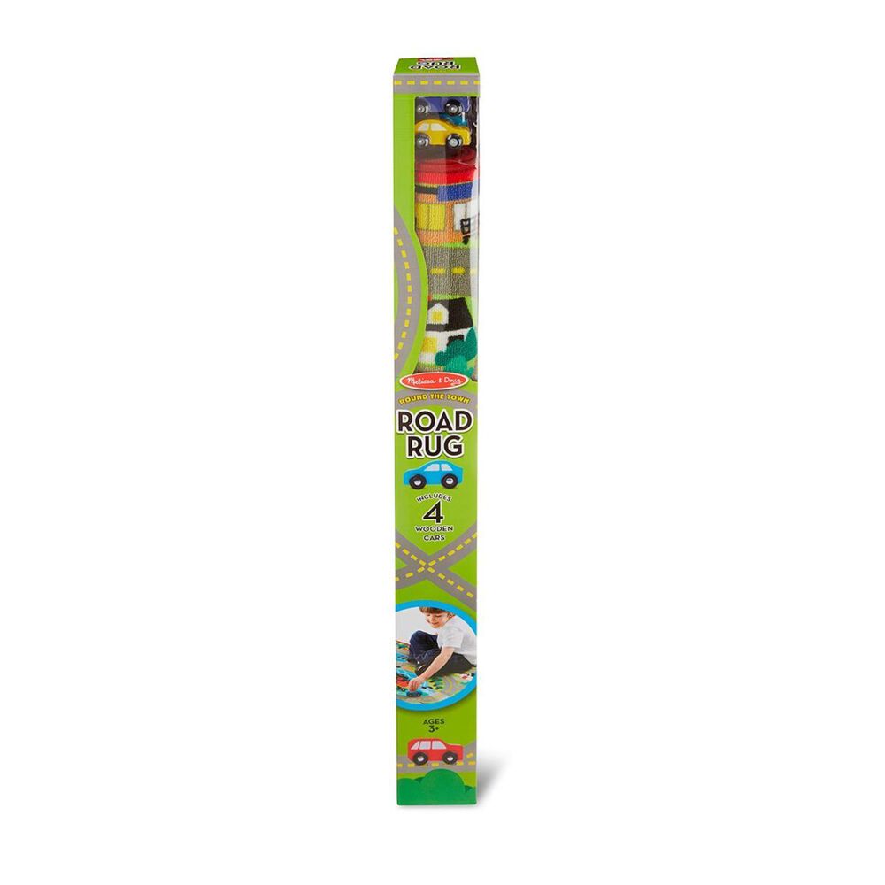 Melissa &amp; Doug Round The Town Road Rug, , large