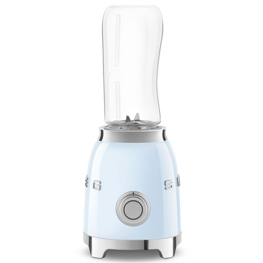 Smeg 2-Speed Personal Blender in Pastel Blue and Chrome, , large