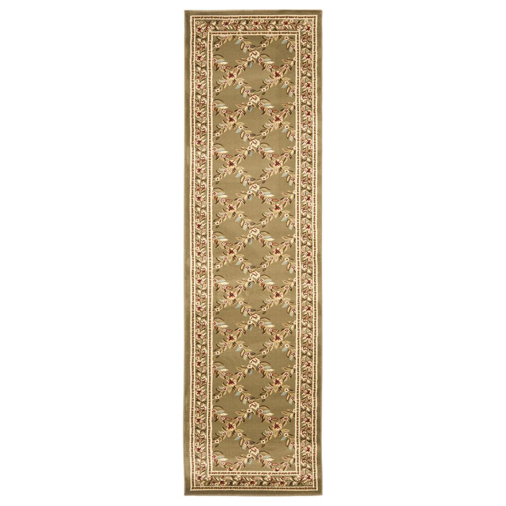 Safavieh Lyndhurst LNH557 2"3" x 8" Green Runner, , large