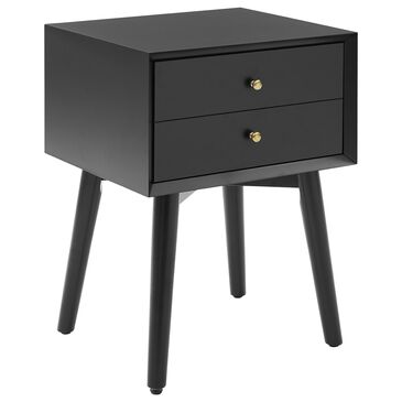 Crosley Furniture Landon Nightstand in Matte Black, , large