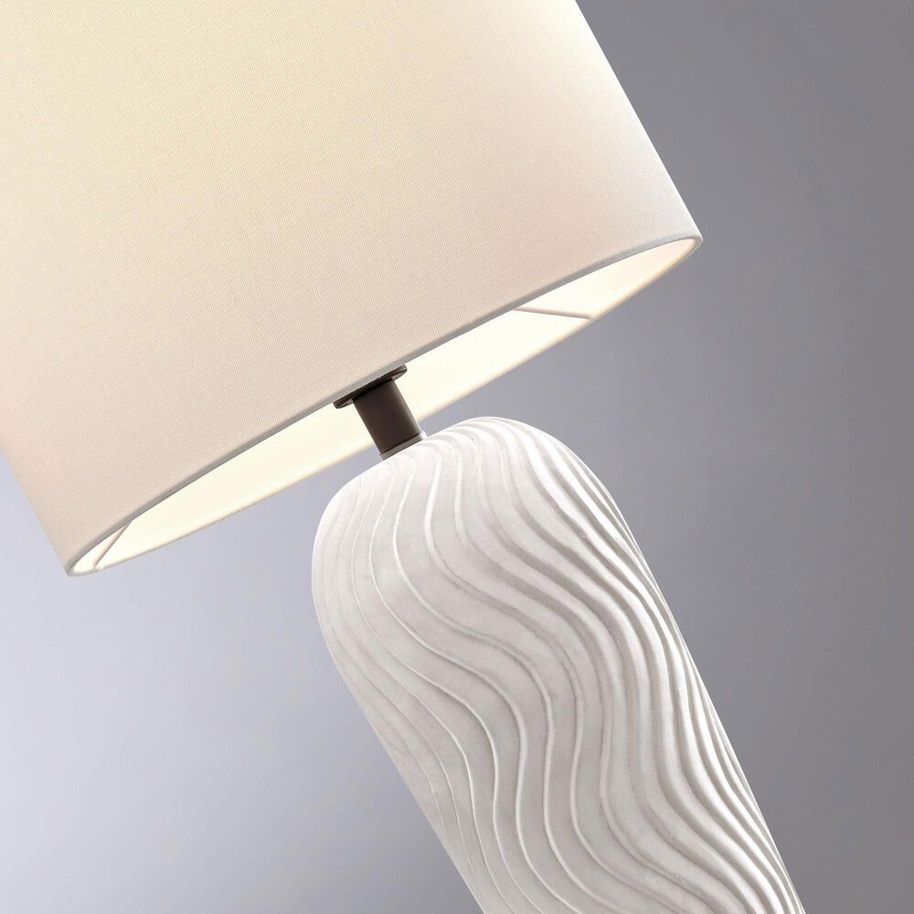 Lite Source Tyrion Outdoor Table Lamp in Light Grey, , large