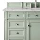 James Martin Vanities Brittany 48" Single Bathroom Vanity in Sage Green with 3 cm Eternal Jasmine Pearl Silestone Top, Rectangular Sink and FreePower Wireless Charger, , large