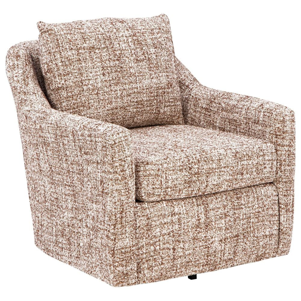 Best Home Furnishings Praslin Swivel Chair in Copper, , large