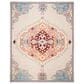 Safavieh Micro-Loop 8" x 10" Beige and Orange Area Rug, , large