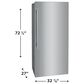 Frigidaire Professional 19 Cu. Ft. Single-Door Refer - Gray Interior, , large