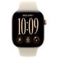 Apple Watch Series 12 (GPS) 46mm Light Gold Aluminum Case with Sand Sport Band - S/M and 2-Year AppleCare+, , large