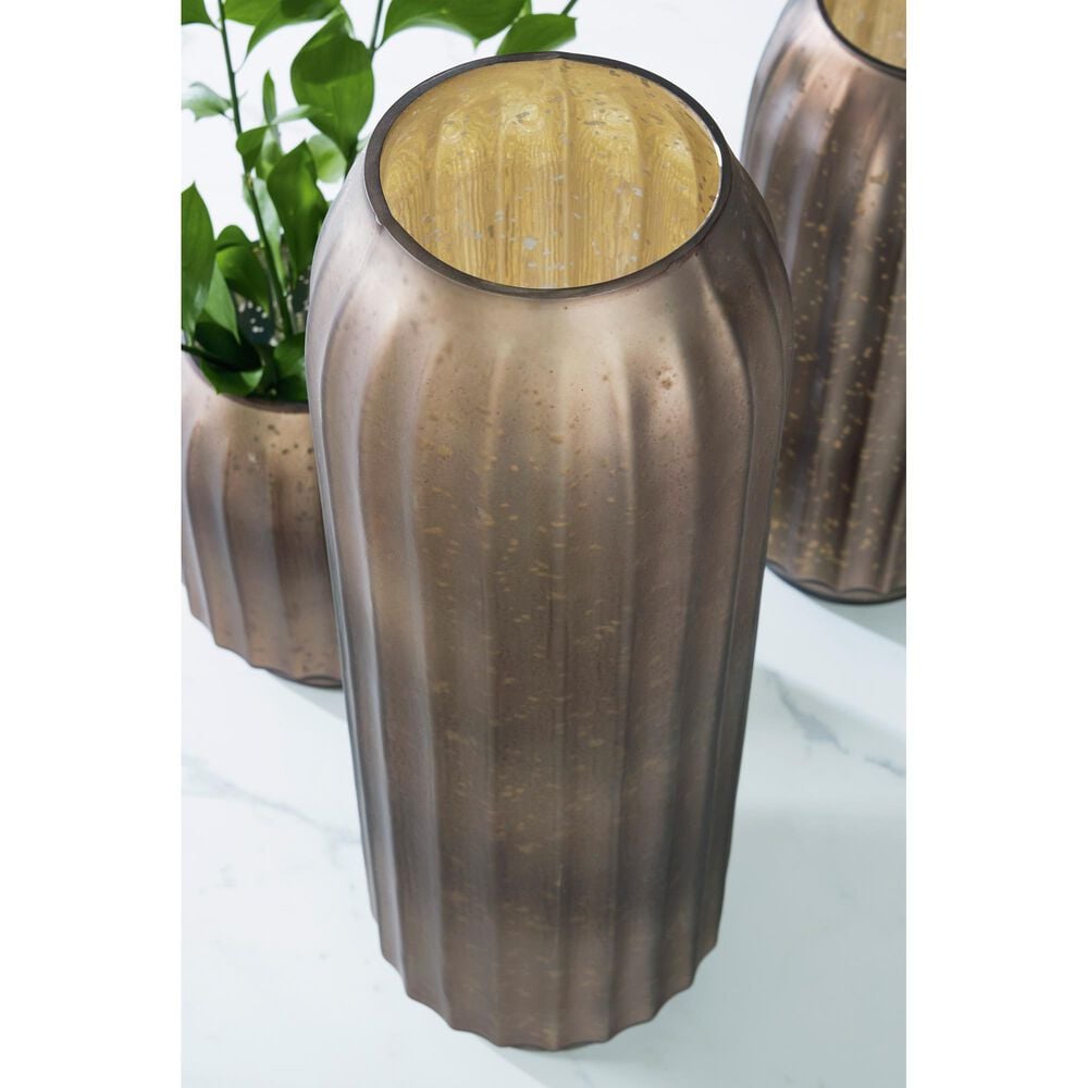 Ashley Briarcott 18&quot; Vase in Brown, , large