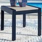 Ashley East Beach Rectangular End Table in Navy Blue and Driftwood, , large